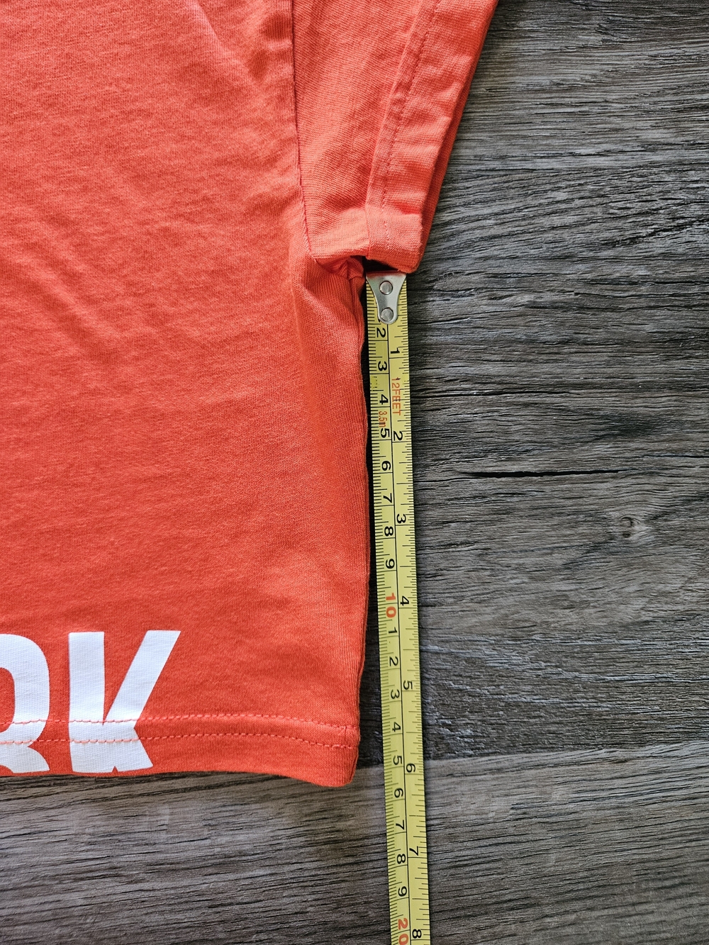 Gymshark Fraction Pepper Red / Orange Crop Top - Picture 4 of 7